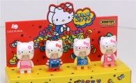 롯데리아, ‘헬로키티 쿤토이 피규어 4종’ 출시 