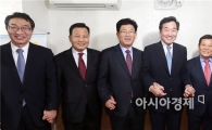 이낙연 전남지사·윤장현 광주시장·조환익 한전사장, 막걸리 소통 상생