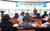[포토]광주동구, 환경개선부담금 시설물 조사원 교육실시