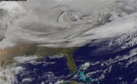 [스페이스]북극 한파…꽁꽁 얼어붙은 아메리카