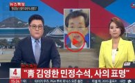 김영한 민정수석 "국회 출석 NO, 사퇴 하겠다"… "응징의 책임 있을 것"