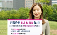 키움證, ELB 1종·ELS 2종 등 총 3종 신규판매