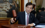 [포토]의사봉 두드리는 이주열 한은 총재 