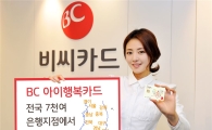 "BC아이행복카드, 전국 11개 은행과 기관에서 발급 가능"