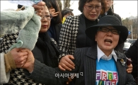 [포토]억울함 호소하는 이석기 누나 경진 씨