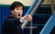[포토]선수들 독려하는 KDB생명 박수호 감독