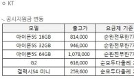 '아이폰5s 보조금 경쟁' KT, 60만원 인상…SKT는? 
