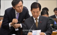 [포토]보고받는 한민구 국방장관