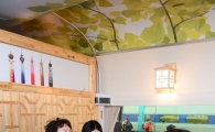 [포토]세계 최초 온돌마루열차 '서해금빛열차' 