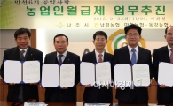 나주시-4개 농협 ‘농업인 월급제’ 업무 협약 체결
