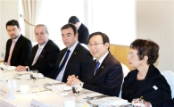 [포토]산업부, 중남미 10개국 대사단 초청 간담회