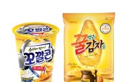 롯데제과, 달콤한 스낵 라인 강화...'꿀먹은 감자칩' 출시