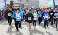 [포토]이봉주 선수와 함께 달리는 장흥 마라톤대회