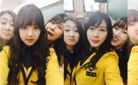 에이핑크 화영·여자친구 예린·와썹 우주, 몰어주기 셀카 "몰아준 것 맞아?"