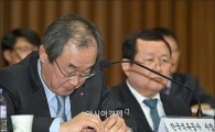 [포토]고개숙인 서문규 석유공사 사장