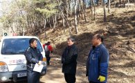 류광수 산림청 기획조정관, 재선충병 방제현장 점검