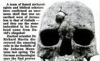[짜장뉴스] 다윗의 돌 박힌 골리앗 두개골이 발견됐다?