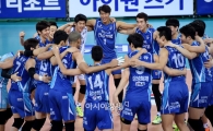 [포토]삼성화재, '정규리그 4연속 우승 확정'