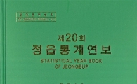 “정읍시 행정을 한 눈에”... 정읍시 제20회 통계연보 발간