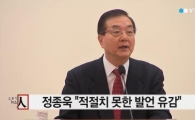 정종욱, ‘흡수통일 준비팀’ 발언 책임론에 “적절치 않다…유감스러워”