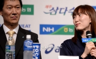 [포토]남지연, '우승한다면 감독님의 사발식이 있을겁니다'