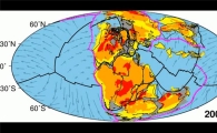 [과학을 읽다]2억년 동안 대륙 움직임 관측