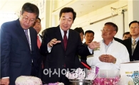 [포토]이낙연 전남도지사, 해남 빨강배추 재배단지 방문