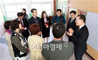 장만채 전남도교육감, 테마가 있는 학교 방문 호응