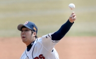 장원준, 두산서 첫 정규리그 등판…7이닝 1실점
