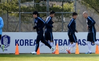 [포토]차두리, '파주에서 마지막 훈련'