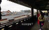 [포토]경회루에서 바라본 경복궁