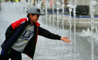 [포토]'반갑다, 광화문광장 분수'