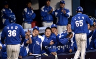[포토]구자욱, '선제 투런 홈런'