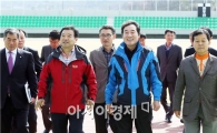 이낙연 전남도지사, 광주U대회 지원상황 잇단 현장 점검
