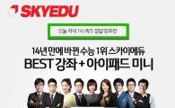 스카이에듀, '모의고사 등급컷ㆍ풀서비스' 무료 제공…이벤트 '눈길'