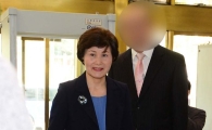 [포토]대심판정 향하는 김강자 전 총경 