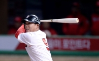SK 박재상, 어윈 상대 '선제 투런포'…시즌 1호