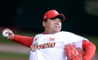 [포토]역투하는 SK 채병용