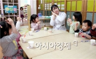[포토]광주시 동구보건소, 어린이집 충치예방교육