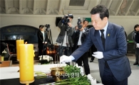 윤장현 광주시장, 세월호 참사 1주기 맞아 추모메시지 전달