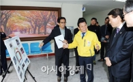 [포토]윤장현 광주시장, U대회 경기 시설 개·보수 현장 점검