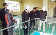 김준성 영광군수, 하수도사업 현장 특별점검
