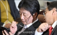 [포토]휴대폰 보는 유승민 원내대표