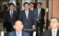 [포토]중소기업인 만나는 최경환 부총리