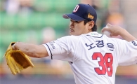 '지각 합류' 노경은, 선두 광속추격