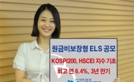 IBK투자증권, 연 6.4% 추구 원금비보장 ELS 공모