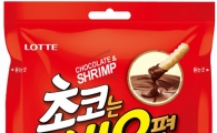 세븐일레븐 자체 상품 '초코는새우편' 대용량 출시