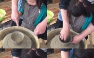 추사랑, 이번에는 도예에 도전…고사리 손으로 '조물조물'