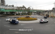 장성군 고려시멘트 앞 오거리 “회전교차로 준공”