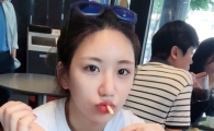 예정화, 민낯이 이정도야? 감자튀김 입에 물고…